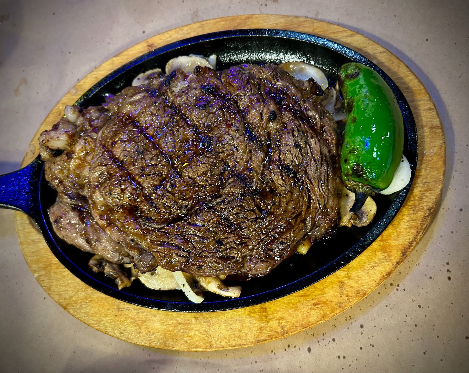 Wednesday night ribeye special
