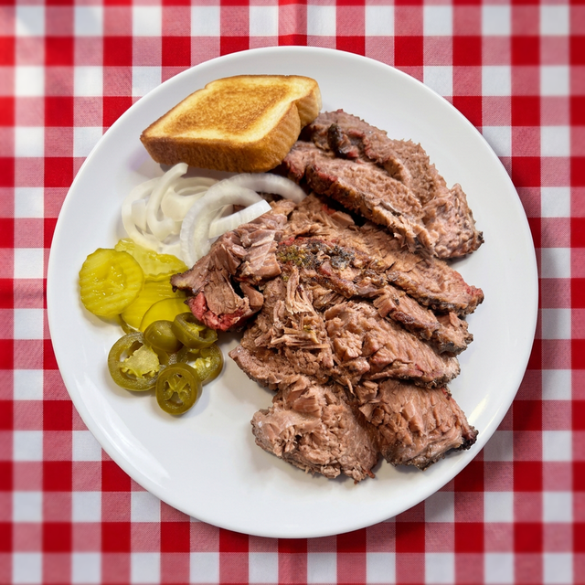 Brisket Plate.